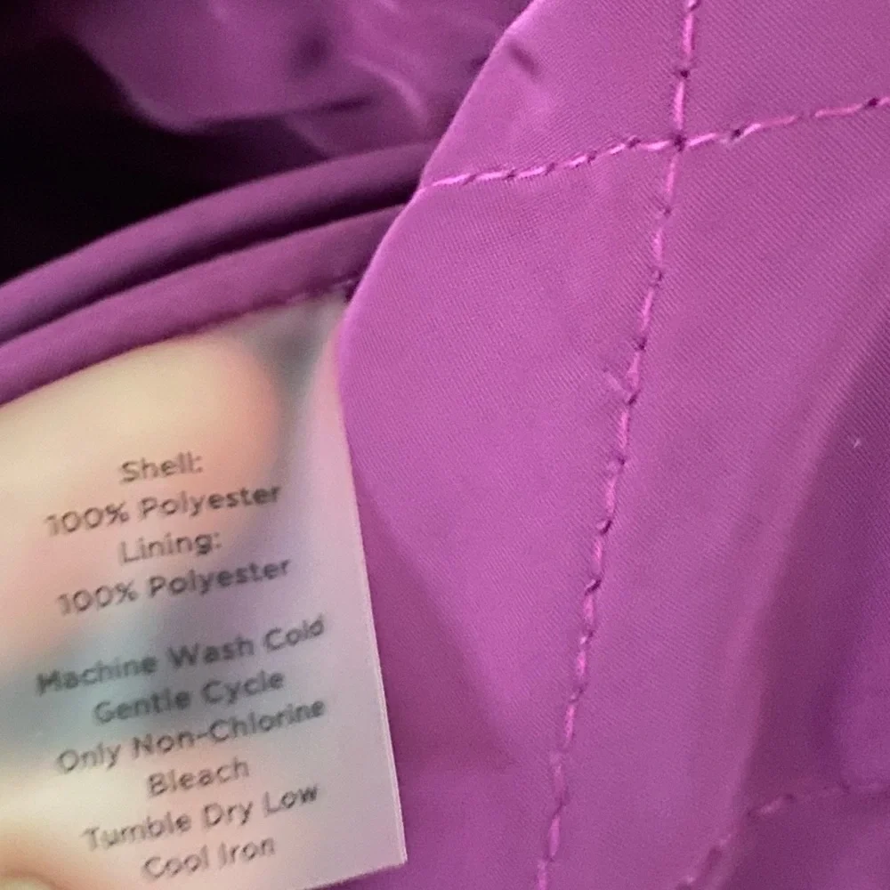 Talbots Purple Quilted Vest
